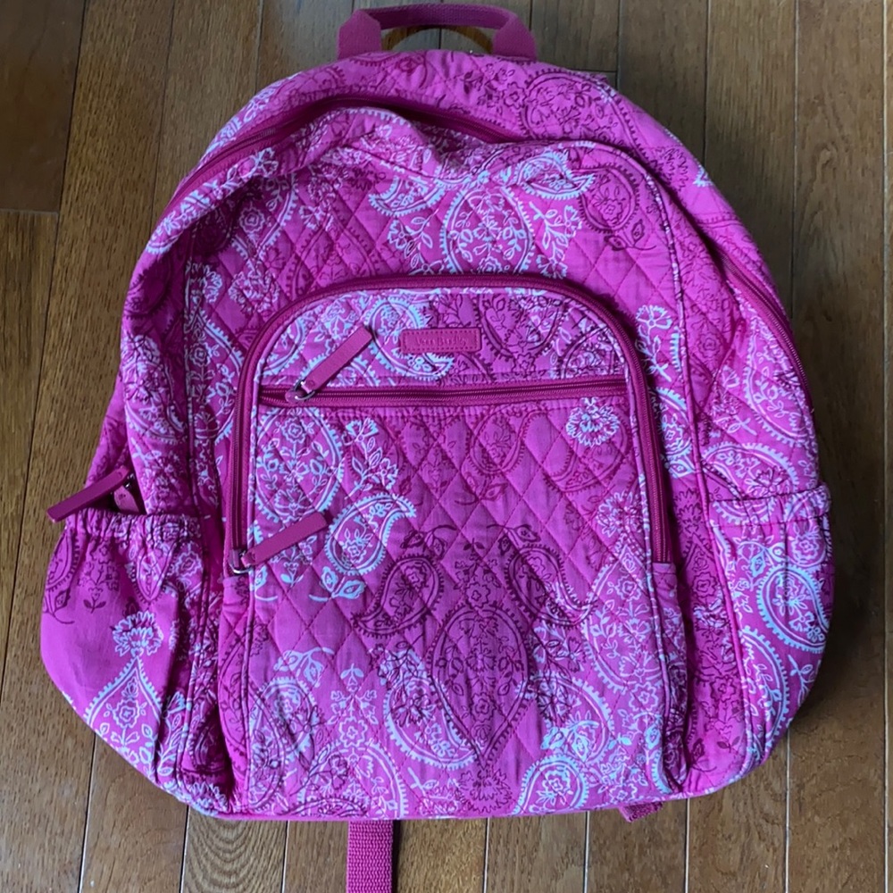 COPY - Vera Bradley Stamped Paisley Pink backpack